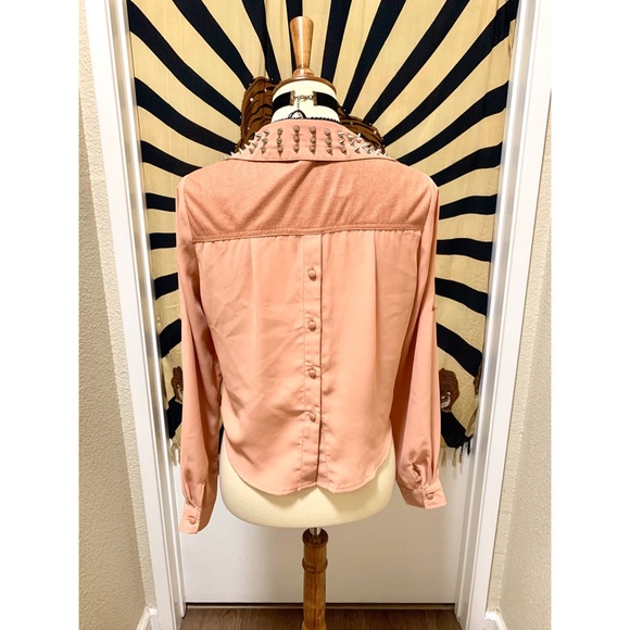 🌈 Amazing chic punk button top - Picture 4 of 8